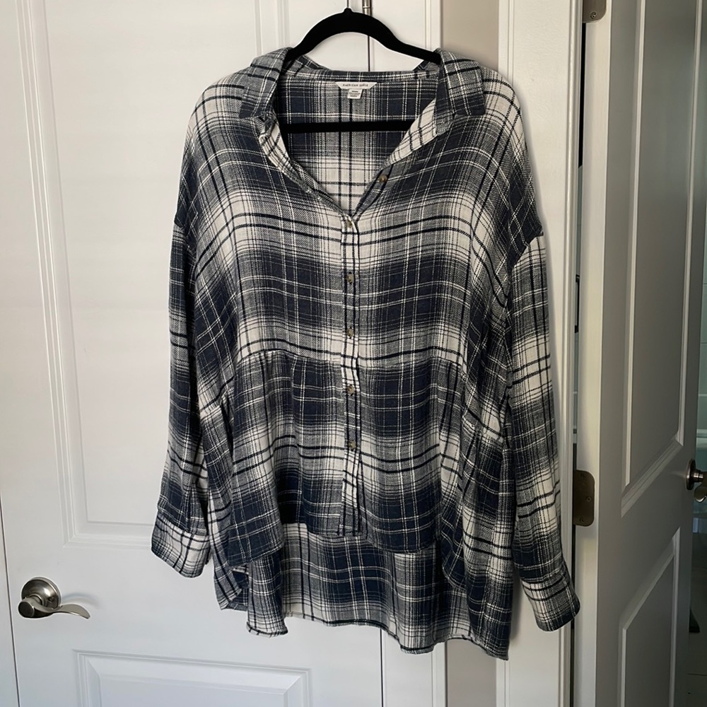 American Eagle Babydoll Flannel